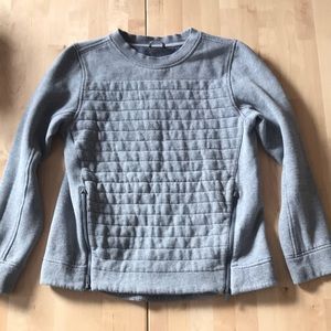 lululemon athletica Gray Crew Neck Sweater